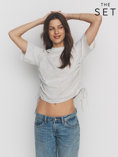 The Set 3 Pack Tie Side Ruched T-Shirt (Y19349) | 151 ر.س.