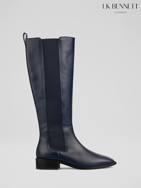 LK Bennett Zara Leather Knee Boots (Y19431) | 706 €