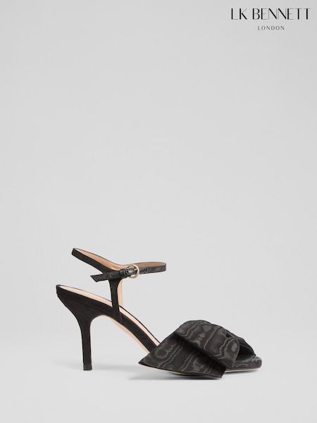 LK Bennett Black Roline Bow Sandals (Y19438) | €420