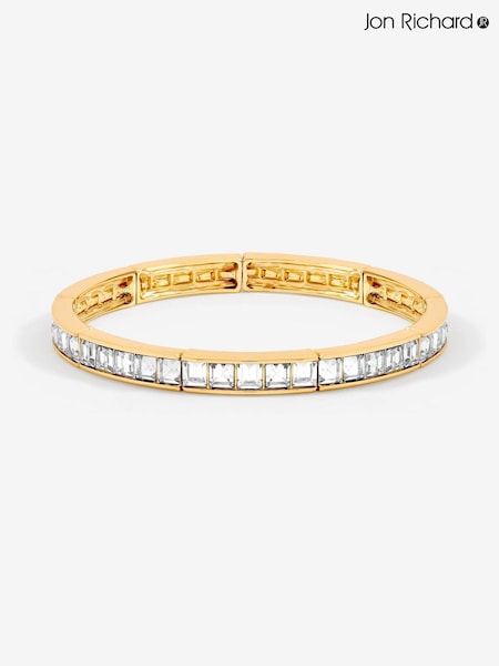 Jon Richard Gold Plated and Cubic Zirconia Stretch Bracelet (Y19489) | €35