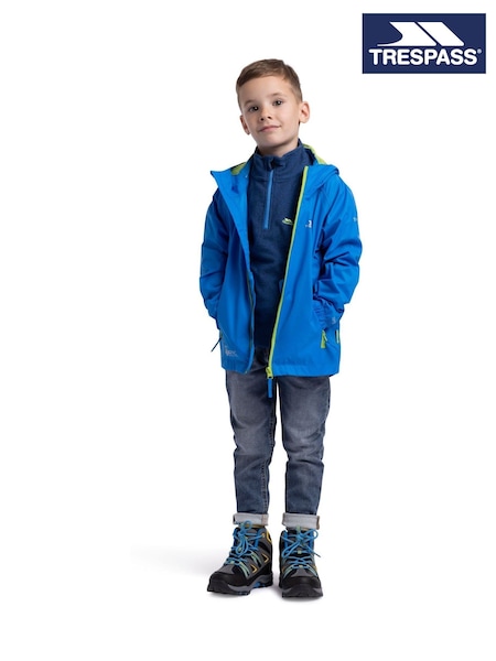 Blue - Trespass Qikpac Jacket Packaway Jacket
