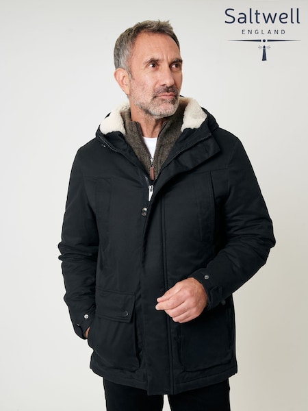 Saltwell Borg Lined Parka Jacket (Y19729) | R$ 790