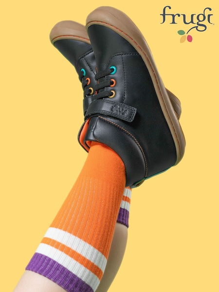 Frugi Cape Stretch Lace Black Boots (Y19903) | AED280 - AED303