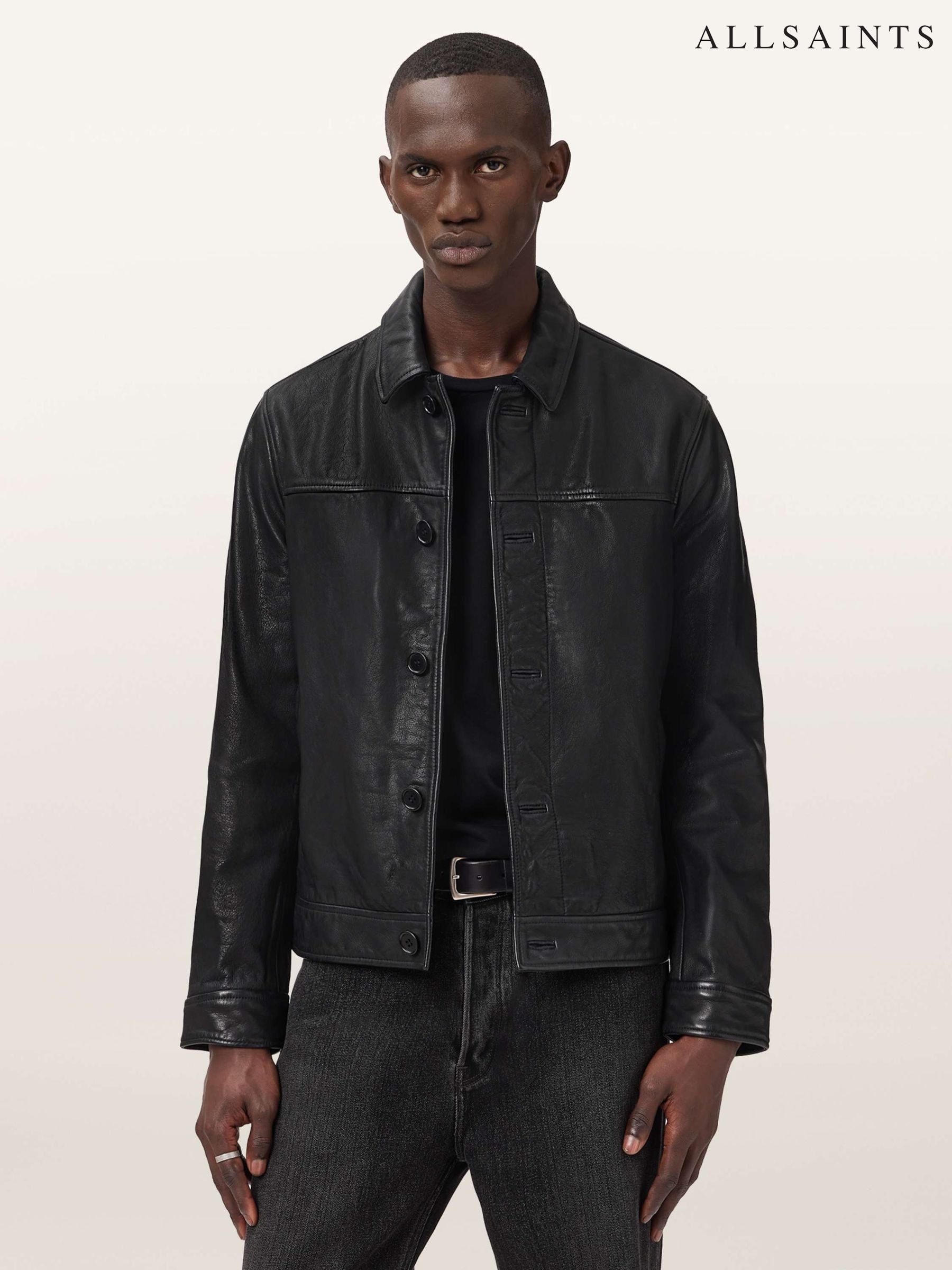 Men's Leather Biker Jackets | Leather & Faux Jackets | Next Romania