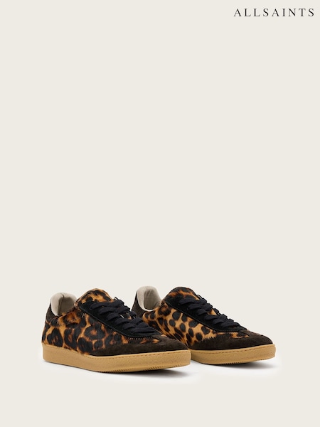 AllSaints Brown Thelma Faux Fur Sneakers (Y20212) | €197
