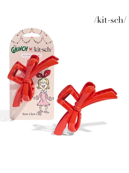 Kitsch The Grinch x Kitsch Bow Claw Clip (Y20441) | €10.50