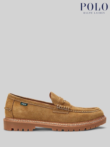 Polo Ralph Lauren Desert Tan Jett Penny Shoes (Y20573) | €312