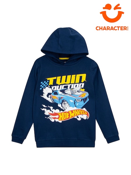 Character Blue Hot Wheels Race Car Hoodie (Y20588) | €24