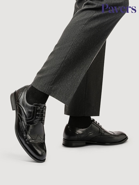 Pavers Black Gents Lace Smart Shoes (Y20652) | €57