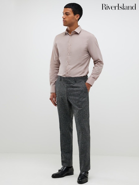 River Island Pink Slim Fit Formal Shirt (Y20724) | €31