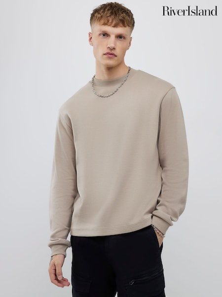 River Island Brown Regular Fit Essentials T-Shirt (Y20743) | €36