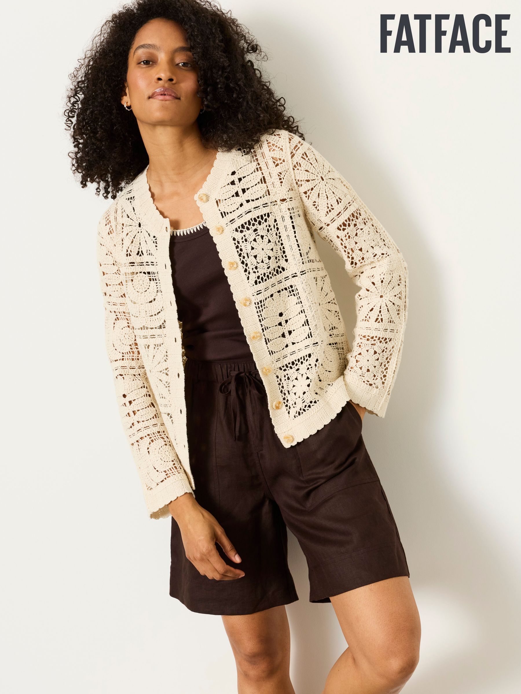 ponpon☆natural cardi Cardigans for Women | Crochet Cardigans | Next Romania
