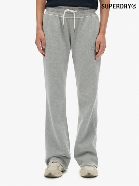 Superdry Grey Athletic Print Flare Joggers (Y21138) | €61