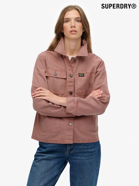 Superdry Pink Chore Jacket (Y21147) | €106