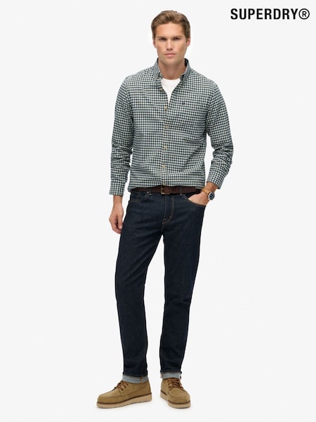 Superdry Blue Premium Check Oxford Shirt (Y21151) | €65