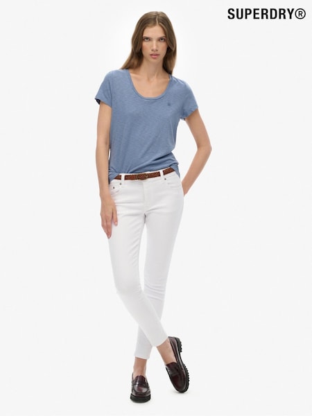 Superdry Blue Studios Scoop Neck T-Shirt (Y21156) | R$ 195