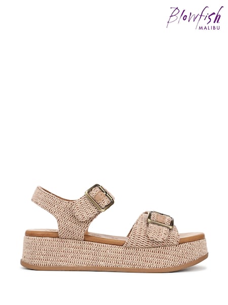 Blowfish Malibu Natural Magical  Flatform Sandals (Y21209) | €95