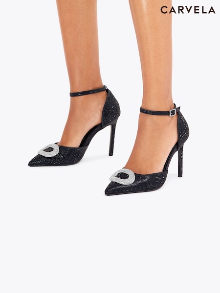 Carvela Black Rimini High Court Shoes (Y21529) | 490 QAR