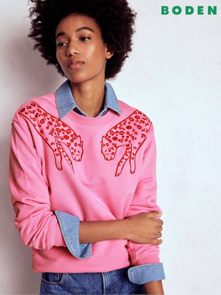 Boden Emi Embroidered Sweatshirt (Y21775) | R$ 780