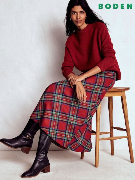 Boden Hayley Wool Midi Skirt (Y21796) | R$ 1.570