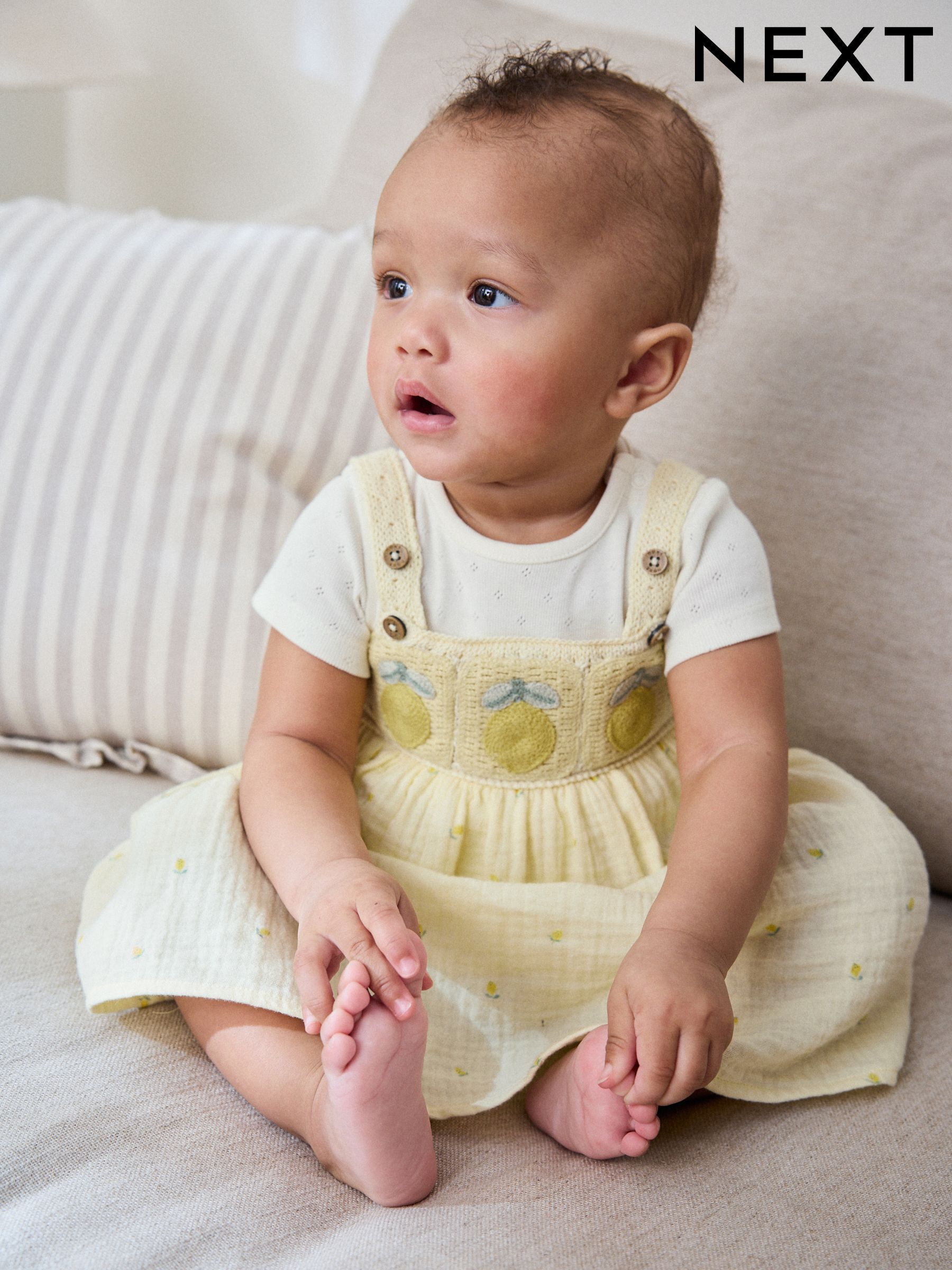 Buy Baby Dresses Pinafore Girls Online | Next USA
