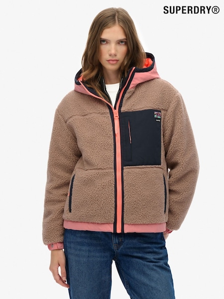 Superdry Vintage Hooded Sherpa Jacket (Y21850) | R$ 890