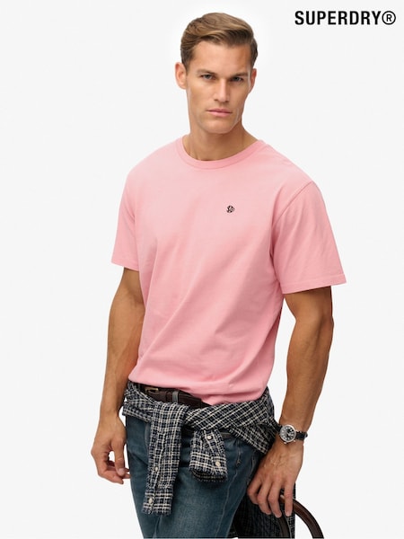 Superdry Pink Essentials Relaxed T-Shirt (Y21854) | €35