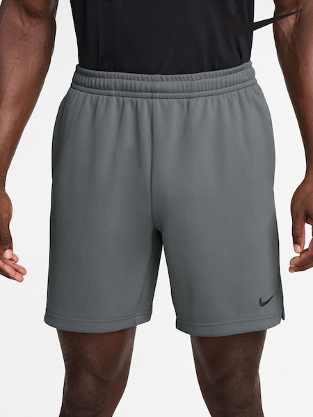 Smoke Grey - Regular Nike Flex Dri-fit 7" Fleece Training Shorts