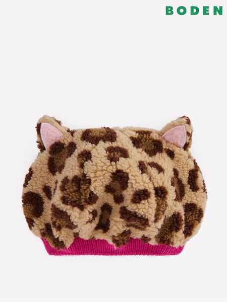 Boden Brown Novelty Beret Hat (Y22060) | AED128 - AED146