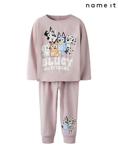 Name It Purple Bluey Top And Trousers Pyjamas Set (Y22151) | 129 QAR