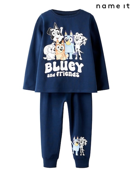 Name It Blue Bluey Top And Trouser Pyjamas Set (Y22153) | 129 QAR
