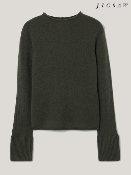 Jigsaw Green Cloud Cashmere Eldon Jumper (Y22214) | €190