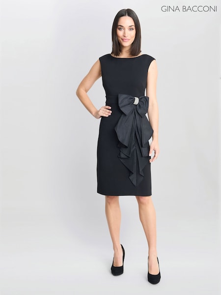 Arabella Crepe Taffeta Combo Dress (Y22277) | €318