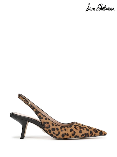 Sam Edelman Bianka Sling Regular Fit Brown Slingback (Y22325) | €232
