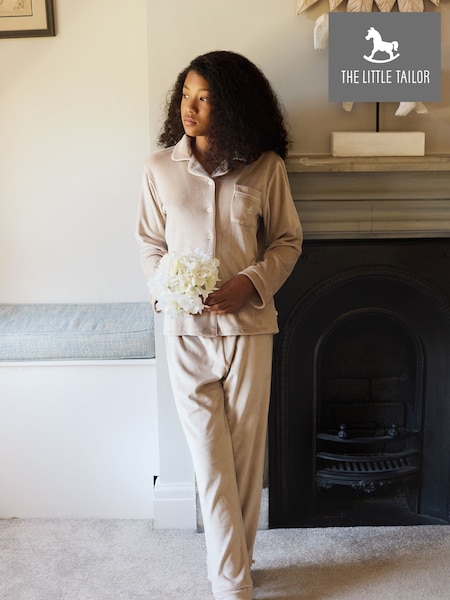 The Little Tailor Kids Luxury Soft Touch Velour Christmas Pyjamas (Y22377) | €40 - €42