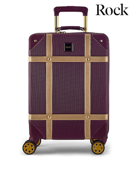 Rock Luggage Purple Vintage Cabin Suitcase (Y22495) | €128
