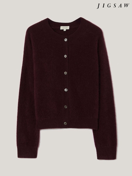 Jigsaw Purple Halo Cashmere Cardigan (Y22907) | €320