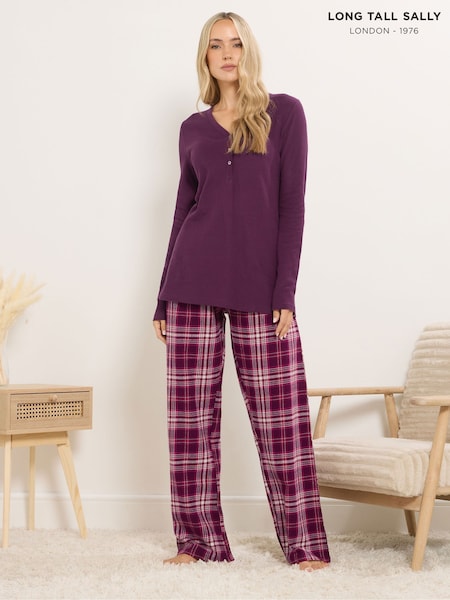 Long Tall Sally Red Check Pyjamas (Y22977) | €35