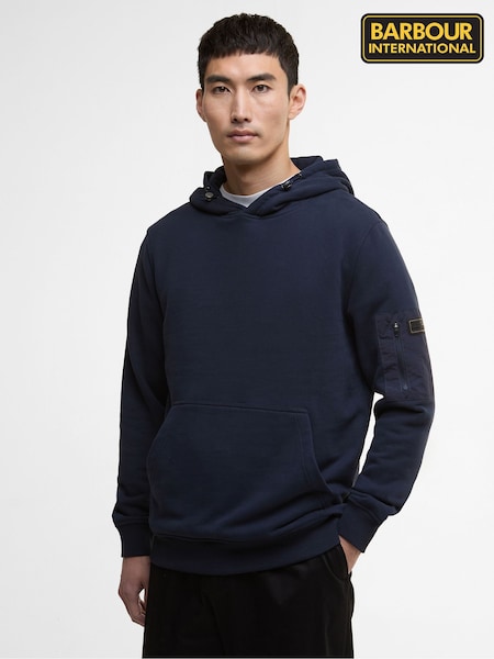 Barbour® International Blue Ewan Hoodie (Y23086) | €162