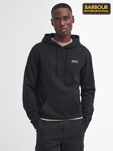 Barbour® International Black Small Logo Hoodie (Y23093) | €102