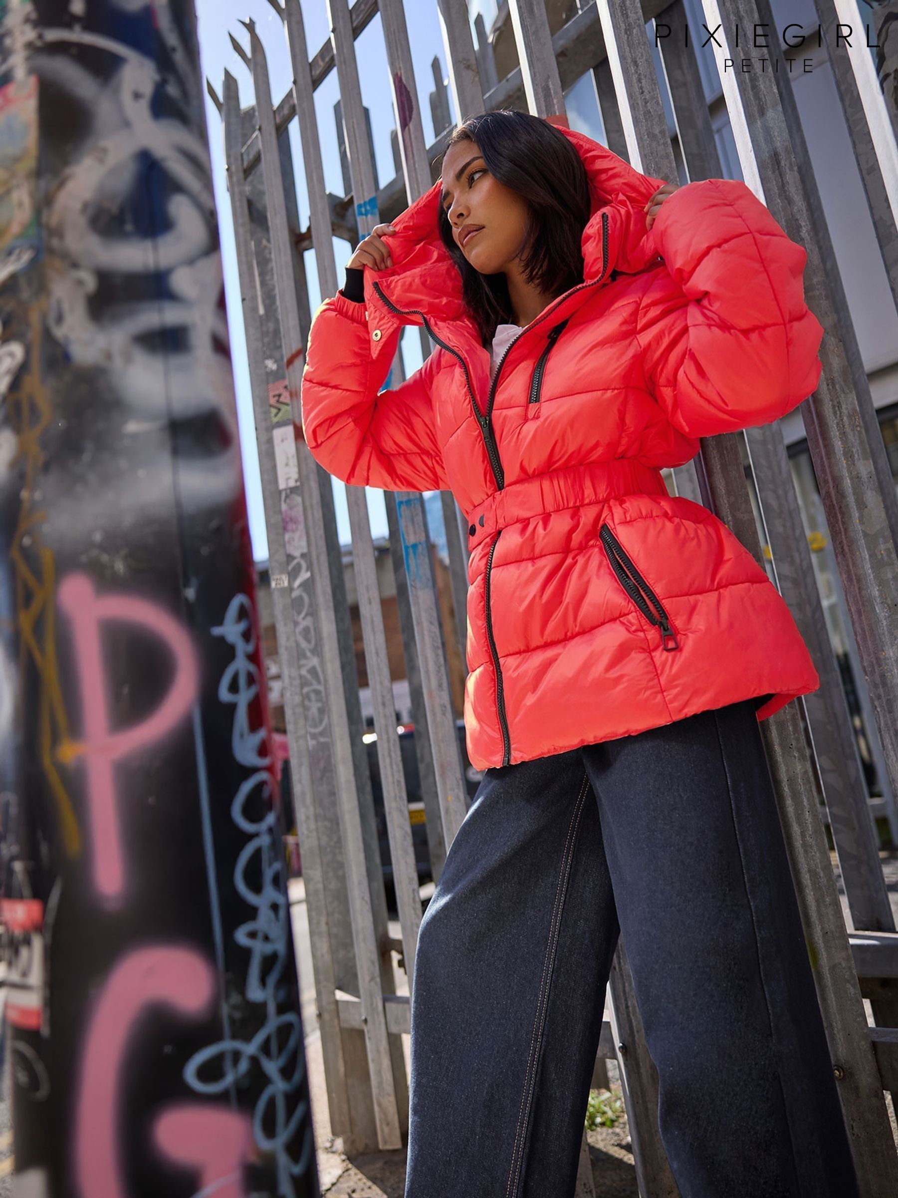 Short Red Puffer Jacket Buy Women's Coats And Jackets Red Puffer