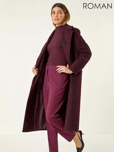 Roman Red Straight Leg Stretch Trousers (Y23562) | €42