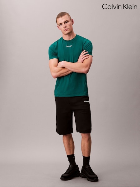 Calvin Klein Green Breathable Quick-Dry Gym T-Shirt (Y23583) | 188 QAR