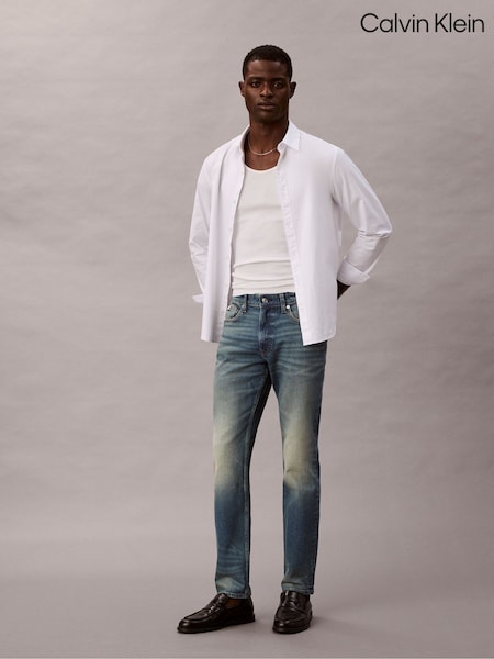 Calvin Klein Blue Slim Fit Jeans (Y23586) | €170