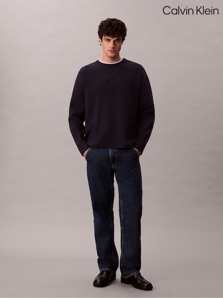 Calvin Klein Blue Straight Leg Carpenter Jeans (Y23594) | €165