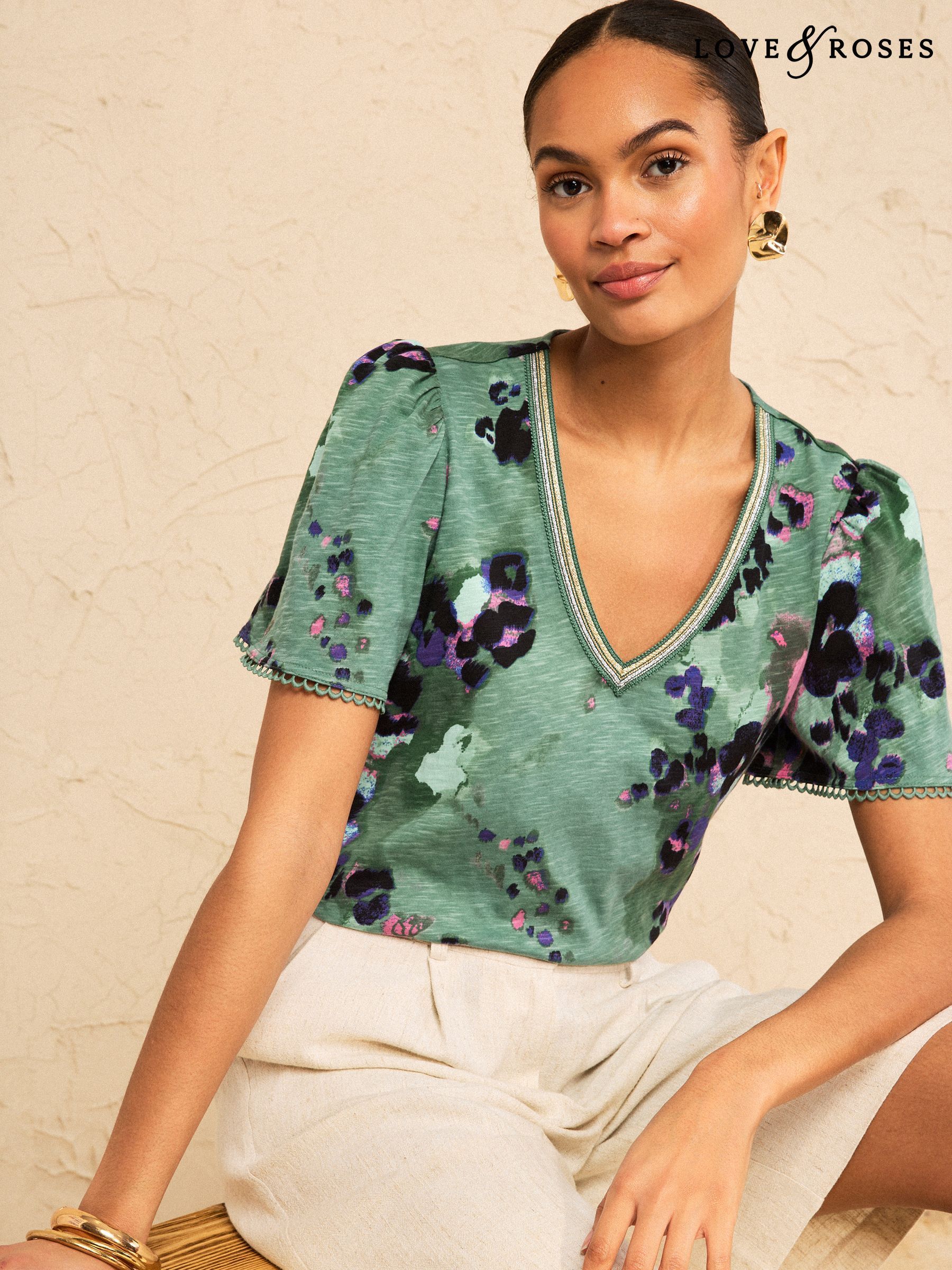 Animal Print Tops | Leopard & Snake Print Tops & T-shirts | Next USA