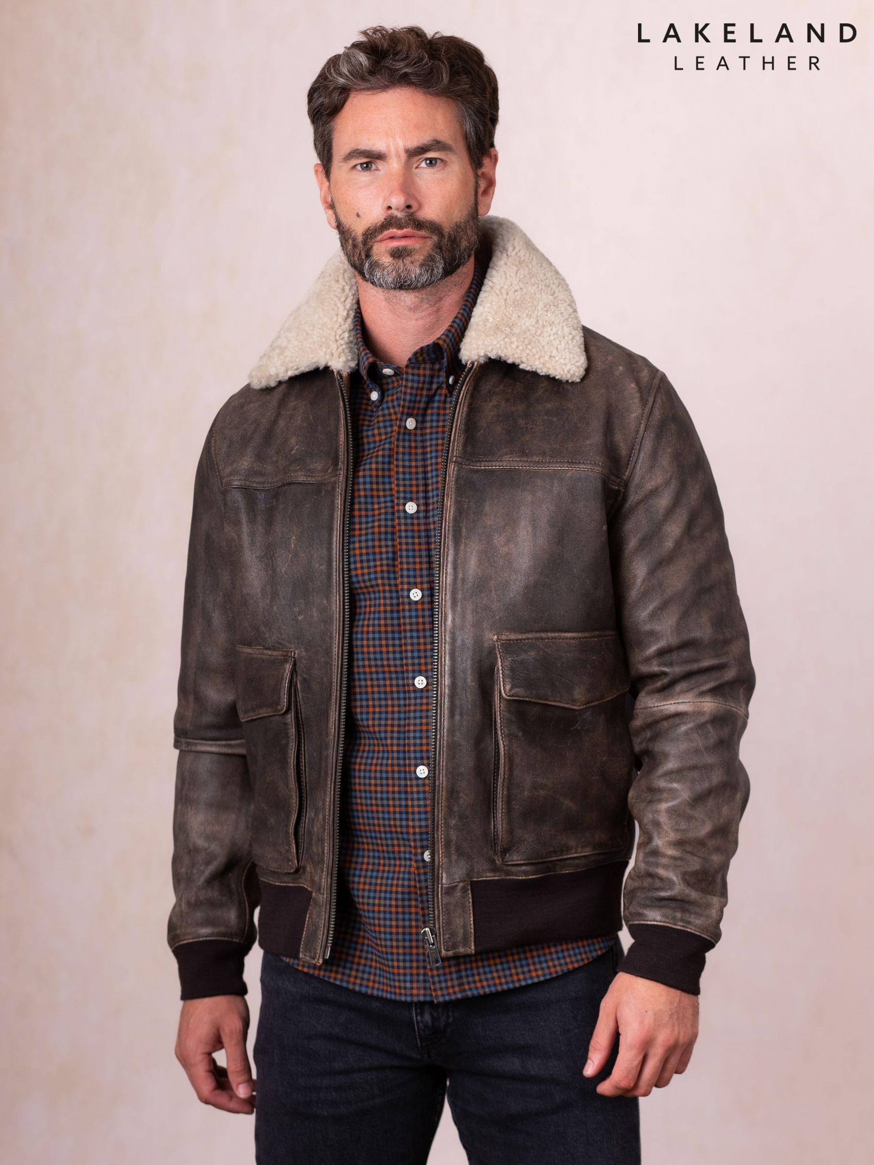 Mens Aviator Jackets | Cotton & Leather Aviator Jackets | Next Romania