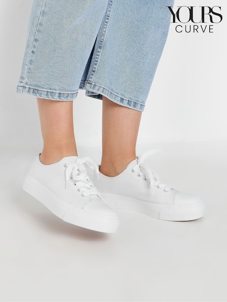 Yours Curve Extra-Wide Fit Canvas Trainers (Y23847) | 41 €