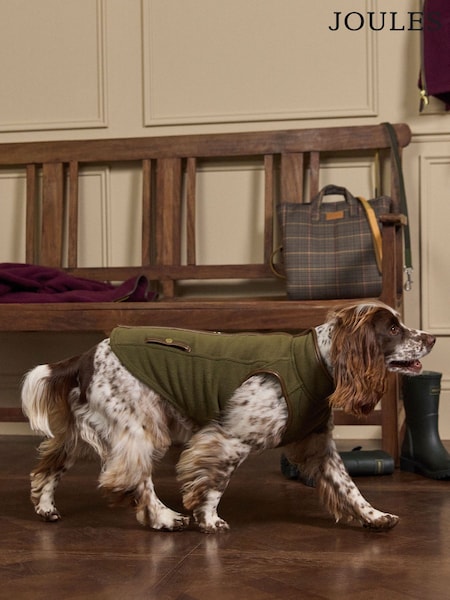 Joules Khaki Heritage Dog Fleece (Y24058) | €32 - €37