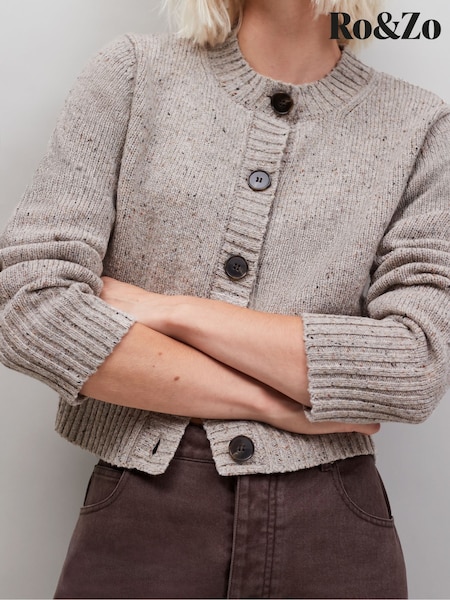 Ro&Zo Speckle Donegal Cardigan (Y24127) | € 117